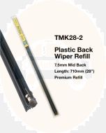 Tridon TMK28-2 Wiper Refill Plastic Mid Back - 710mm (Pair Pack)