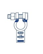 Quikcrimp 000SN Negative Copper Straight 85mm2 Cable Size Battery Terminal (Pack of 5)