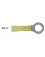 Quikcrimp HDC41 Yellow 8mm Heatshrink Ring Terminal