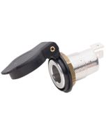 Hella 2 Pole Socket - Cover, Metal Earth Tab (4918)