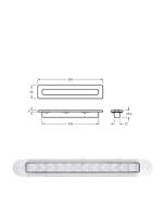 Hella High Efficacy LED Interior Lamp - White, 12V DC (2641HB-12V)