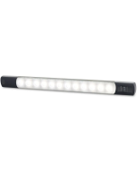 Hella 2652-SW LED Interior/Exterior Strip Lamp with Switch Surface Mount - 12V (White Light)