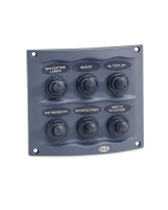 Hella 2691 Compact Switch Panel Off-On - 6 Way