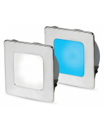 Hella 2JA958340611 EuroLED 95 Gen 2 Square Down Light Dual Colour Recess Mount with Spring Clip - White/Blue