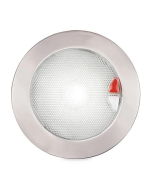 Hella 2JA980630011 EuroLED Touch 150 Down Lights White Plastic Rim - White/Red Light