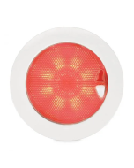 Hella 2JA980630101 EuroLED Touch 150 Down Lights White Plastic Rim -Warm White/Red Light