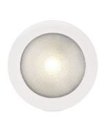 Hella 2JA980631601 EuroLED 150 Down Lights White Plastic Rim - Warm White Light