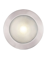Hella 2JA980631611 EuroLED 150 Down Lights Polished Stainless Steel Rim - Warm White Light