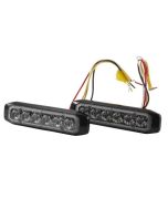 Hella 2XD014562811 LED Strobe-type Beacon Warning Light - Red/Blue