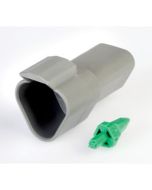 Hella Mining 9.HM4943 3-Way Female DT Connector (Incl. Wedge) - Pack of 15