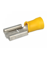 Hella 8203 Push-On Female Terminals - Yellow (Blister Pack of 12)