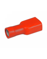 Hella Fully Insulated Female Blade Terminals - Red (Pack of 10) (8204)