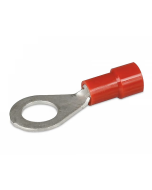 Hella 8242 Insulated Eye Terminals - Red, 6.3mm (Blister Pack 15)