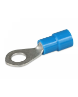 Hella 8243 Insulated Eye Terminals - Blue, 5.0mm (Blister Pack 20)