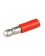 Hella 8520 Male Bullet Connectors - Red (Box 100)
