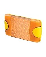 Hella Mining HM95903710D DuraLed M-Series High Intensity Warning Beacon - Narrow Beam DT Plug, Amber