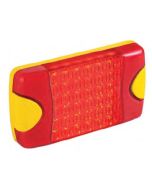 Hella Mining HM95903700 DuraLed M-Series High Intensity Warning Beacon - Narrow Beam Bare Wire, Red