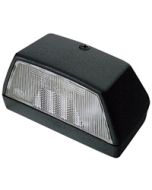 Hella Licence Plate Lamp - Black, 12V (2553)
