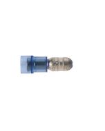 Hella PC Insulated Male Bullet Terminals - Blue, 5.0mm (Pack of 1