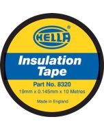 Hella PVC Electrical Insulation Tape - Black, 10m (8320)