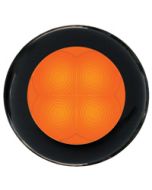 Hella Round LED Courtesy Lamp - Orange, 12V DC (98050761)