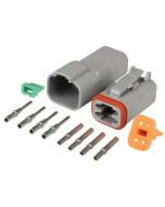 Hella Mining 4 Pin DT Series Female Deutsch Connector