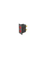 Ionnic R102-12GG-XX Carling Contura R Series Rocker Switch - On-Off-On DPDT, Dual Green LED, 12V, Printed Symbol (Specify)