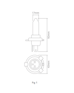 Ionnic 62203 Globe Halogen H4 Rally 12V100/80W P43t-3