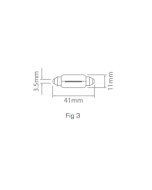 Ionnic 6424/10 Globe Halogen Festoon 24V 5W SV8.5 (41mm)