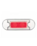 Hella DuraLED 980855535 Flush Mount Courtesy Lamp - Low Profile (Red)