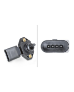 Hella 6PP009400-481 Boost Pressure Sensor 