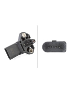 Hella 6PP009400-471 Boost Pressure Sensor 