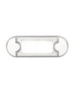 Hella 98085510 DuraLED Flush Mount Courtesy Lamp - Low Profile (White Light)